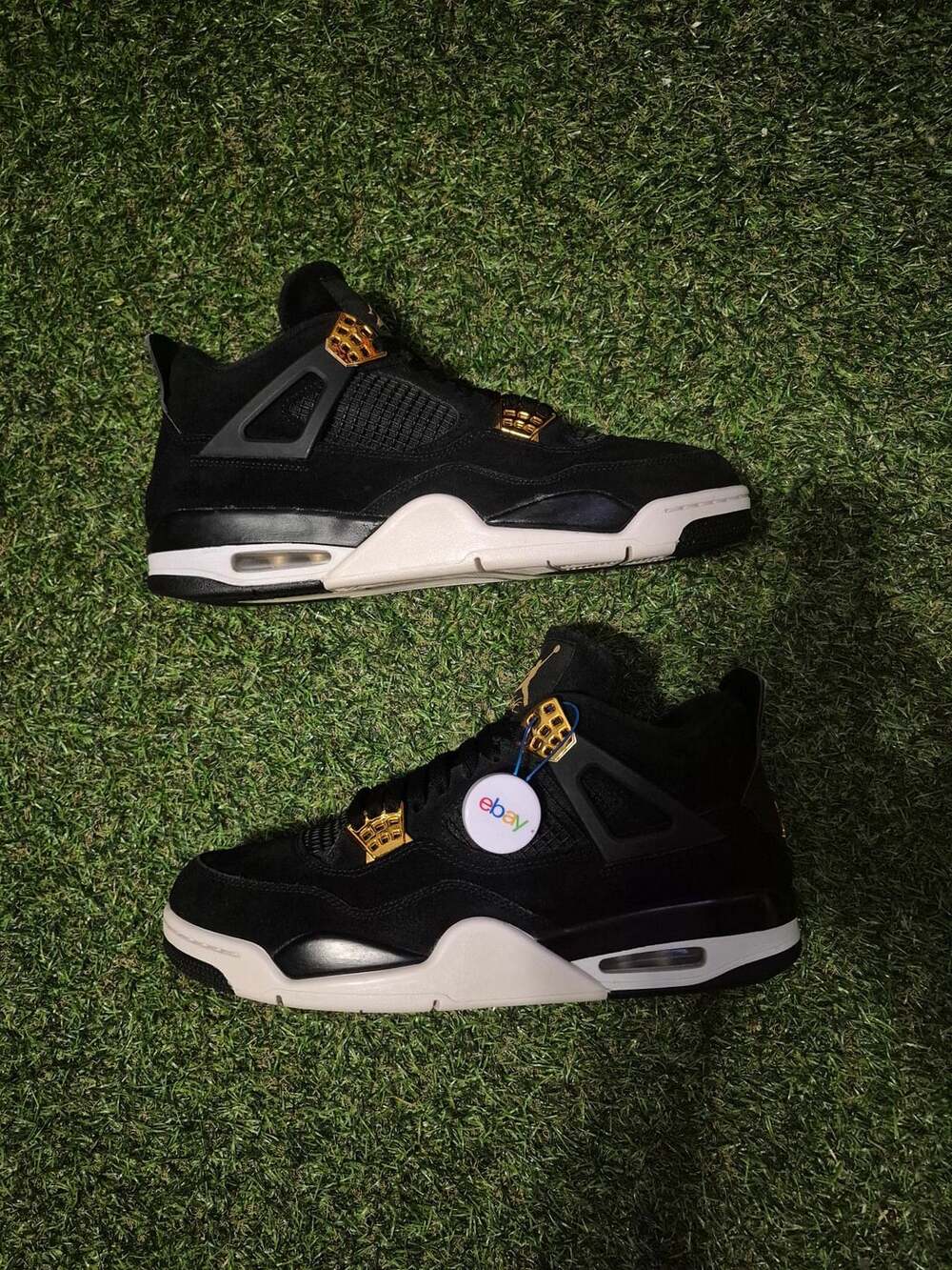 Jordan Air Jordan 4 Retro Royalty Black Metallic Gold